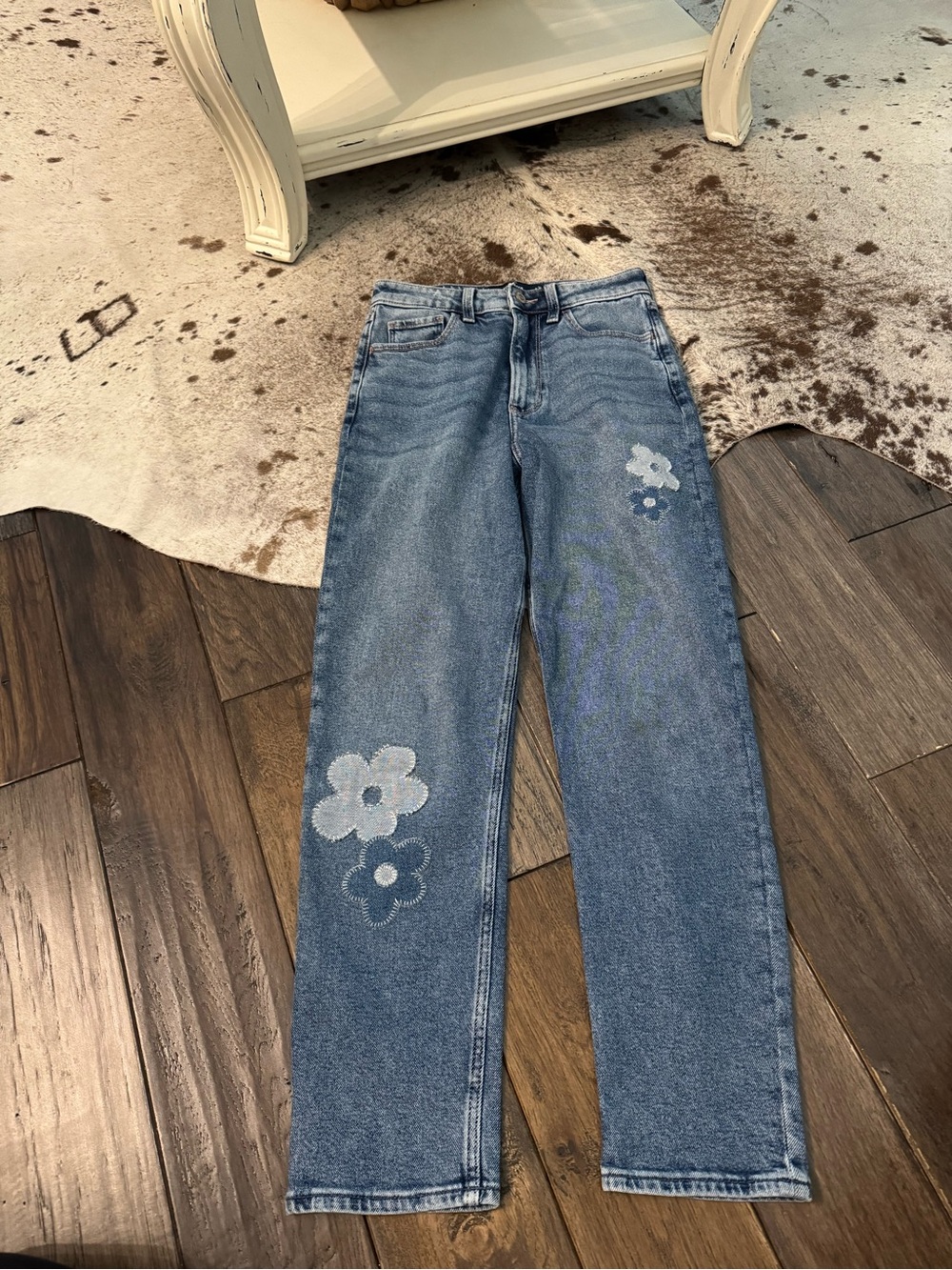 Hollister Floral Print Jeans